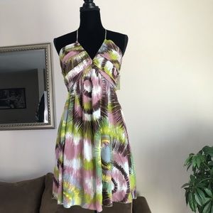 Haven Anthropologie silk dress M